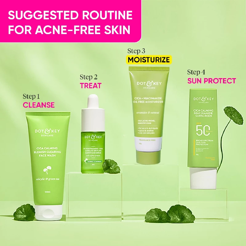 Dot & Key CICA + Niacinamide Oil Free Moisturizer for Acne Prone Skin, 50 g-7.webp